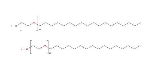 molecular formula of Ceteth 25 CAS 68439-49-6